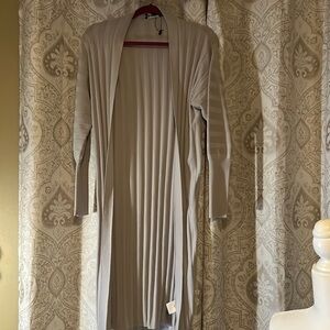 NWOT Express long grey cardigan. Size XS